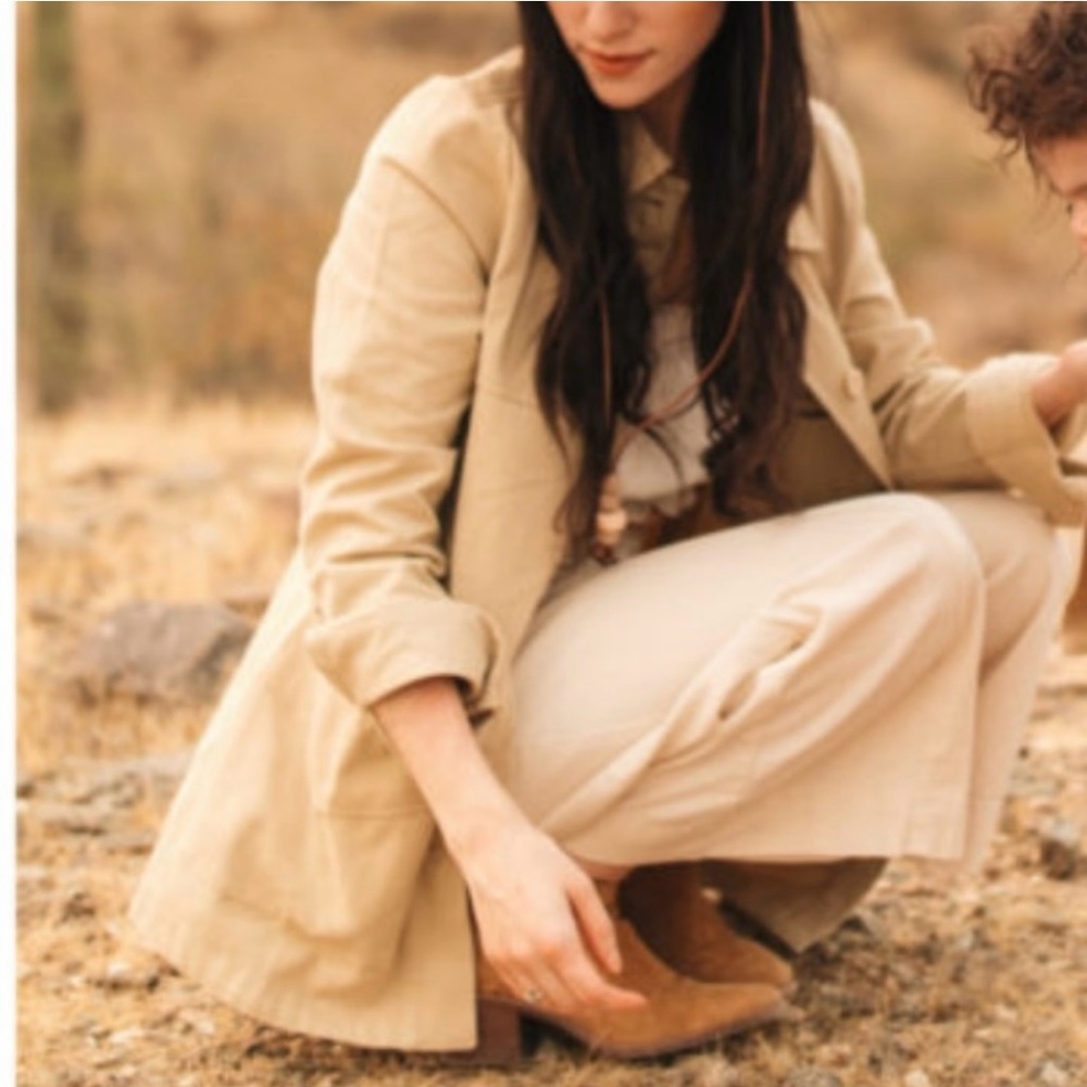 Goumi x New Darlings canvas work jacket/chore coat